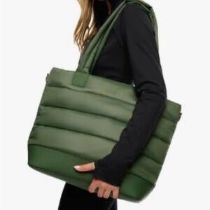 Lole Olive Green Quilted Tote